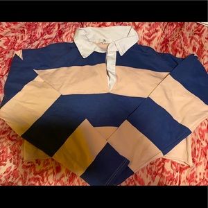 Missguided Rugby Crop Top Size M